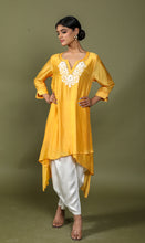 Load image into Gallery viewer, Wrap Kurta Set with mirror work
