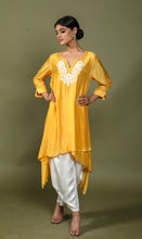 Load image into Gallery viewer, Wrap Kurta Set with mirror work