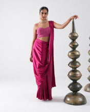 Load image into Gallery viewer, DRAPE SAREE SET