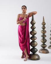 Load image into Gallery viewer, DRAPE SAREE SET
