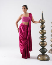 Load image into Gallery viewer, DRAPE SAREE SET