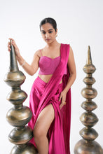 Load image into Gallery viewer, DRAPE SAREE SET