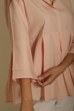 Load image into Gallery viewer, Box Pleated Embroidered Top