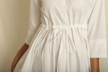 Load image into Gallery viewer, High-Low Gathered Shirt