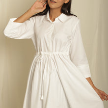 Load image into Gallery viewer, High-Low Gathered Shirt