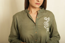Load image into Gallery viewer, Radhika Hand Embroidered Shirt