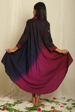 Load image into Gallery viewer, Ombre Cowl Neck Drape Dress