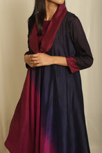 Load image into Gallery viewer, Ombre Cowl Neck Drape Dress