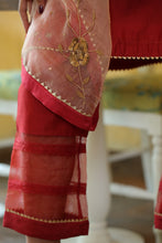 Load image into Gallery viewer, French Knotted Hand Embroidered Chanderi Set