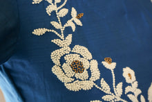 Load image into Gallery viewer, French Knotted Hand Embroidered Chanderi Set
