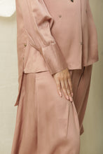 Load image into Gallery viewer, Flowy Side Buttoned Top with Cowl Pants