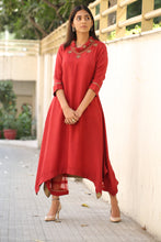 Load image into Gallery viewer, Lotus Silk Kurta Set