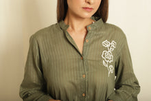 Load image into Gallery viewer, Radhika Hand Embroidered Shirt
