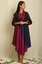 Load image into Gallery viewer, Ombre Cowl Neck Drape Dress
