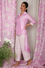 Load image into Gallery viewer, Lilac high low shirt &amp; Spring straight cut pants
